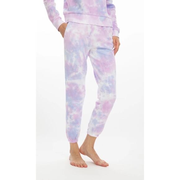 Generation Love Isla Sweatpants in Lilac Tie-Dye Size L - Picture 1 of 12